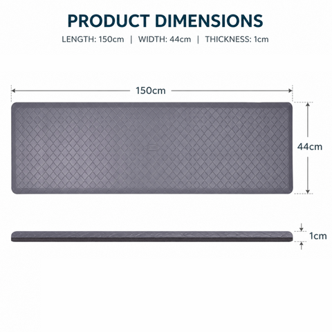 Anti Fatigue Mat Kitchen Standing Floor Non Slip Safety Heavy Duty Cushioned Mat