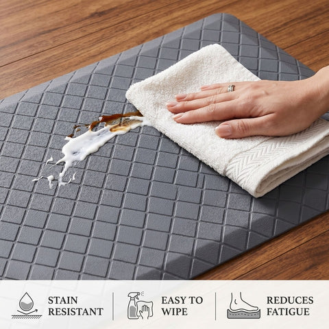 Anti Fatigue Mat Kitchen Standing Floor Non Slip Safety Heavy Duty Cushioned Mat