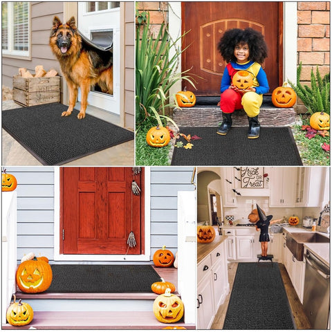 Non Slip Barrier Door Mat Heavy Duty Rubber Floor Mat 60x120cm