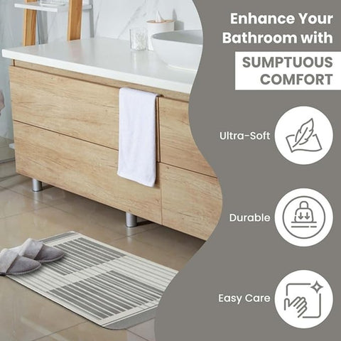 Berkeley Mat Almond Durable Anti Slip Indoor Outdoor Floor Mat