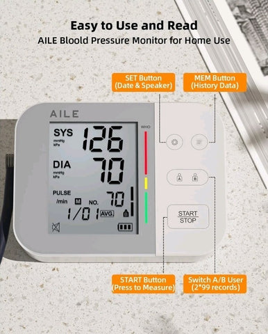 Blood Pressure Monitor for Home Use: Blood Pressure Machine ....... 190