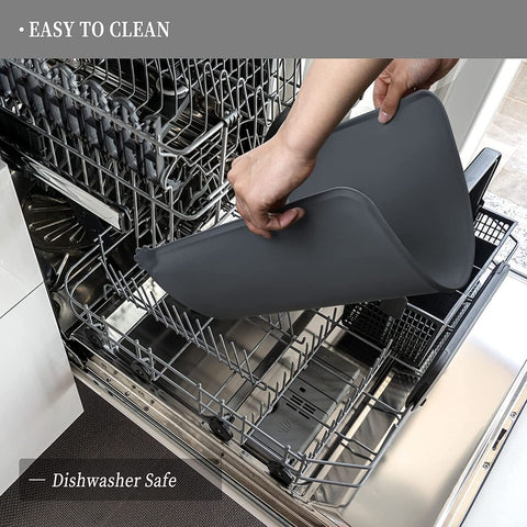 Cat Dog Food Mat For Pet Feeding Bowl Floors Waterproof Non Slip Silicone