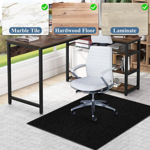 Office Chair Mat for Carpet Protector 150 x 90cm 150 x 90 cm, Grey