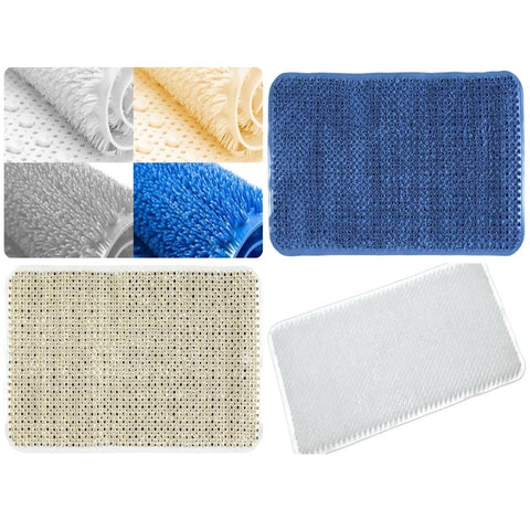 Comfort Shower Bath Mat Soft Spiky Suction Foot Massage Non-Slip Oblong 65 x37cm