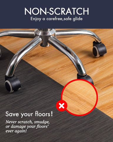 Office Chair Mat For Hardwood Floor Under Desk Computer Rolling Chair