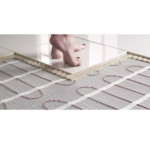 150W Electric Underfloor Heating Mat 1 - 12 m2 per sheet CE Lifetime Warranty
