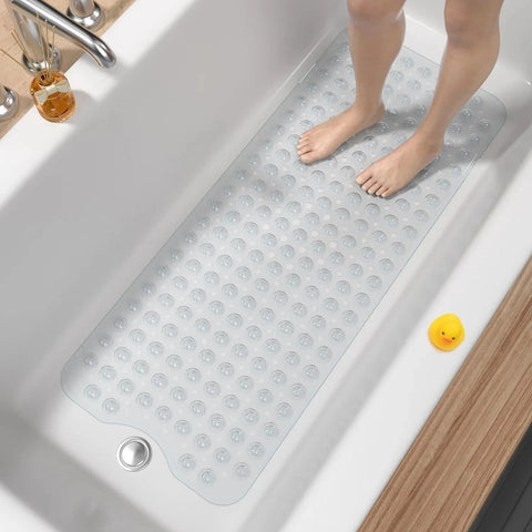 Extra Large Non Slip Rubber Bath Mat Shower Bathtub Anti Mould Strong Suction