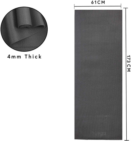 Yoga Mat - Exercise Fitness Mat for Core Workout for Home, Gym, Yoga Studio