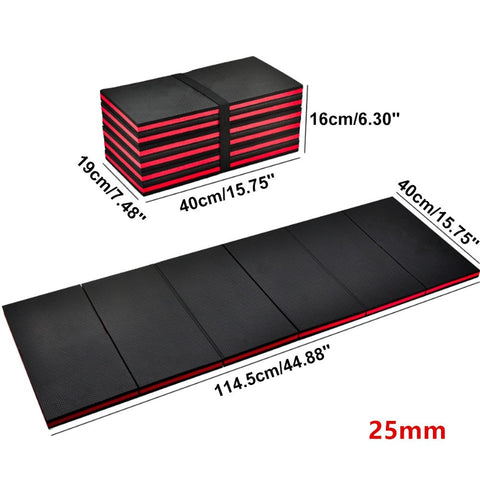 3in1 Folding Mechanics Foam Work Mat Sitting Kneeling Lying For Workshop Garage