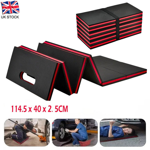 3in1 Folding Mechanics Foam Work Mat Sitting Kneeling Lying For Workshop Garage