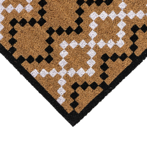 Eco-Friendly Latex Backed Natural Coir Entrance Doormat 45x75cm