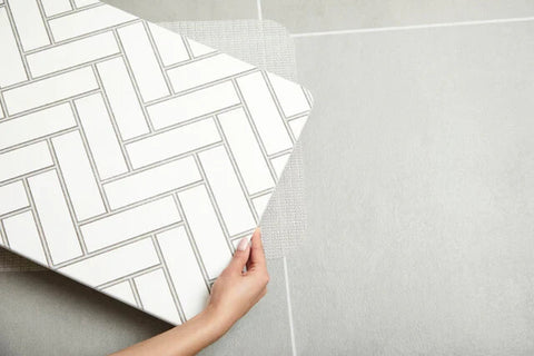Grey stripe Diatomite Stone BathMat Absorbent Drying BathSTONE Rug Non-Slip Mat