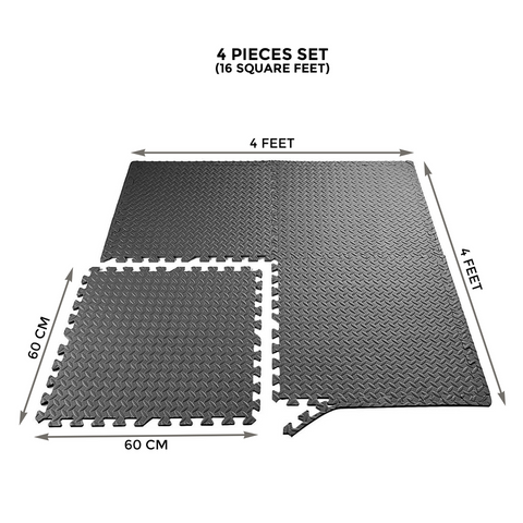 36PCS INTERLOCKING FOAM MATS FLOOR TILES GYM YOGA MAT PLAY ROOM HOT TUB