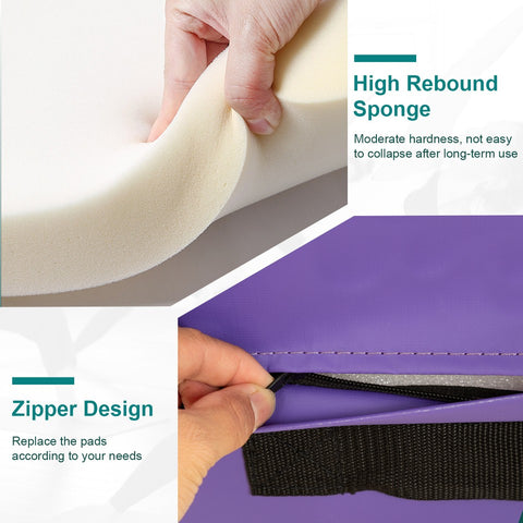 Gymnastics Mat Incline Tumbling Mats Folding Cheese Mat for Gymnastics, Exercise