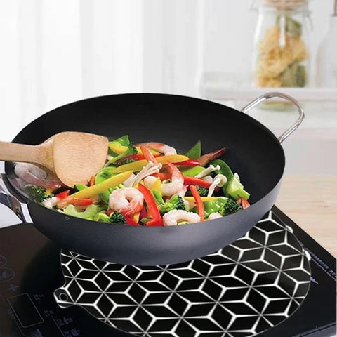 Induction Cooker Silicone Mat Heat Resistant Non Slip Protective Insulation Pad