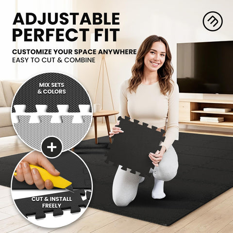 Fitness BM-PM1 Interlocking Soft EVA Foam Floor Mat
