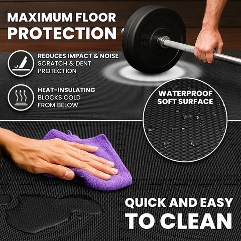 Fitness BM-PM1 Interlocking Soft EVA Foam Floor Mat