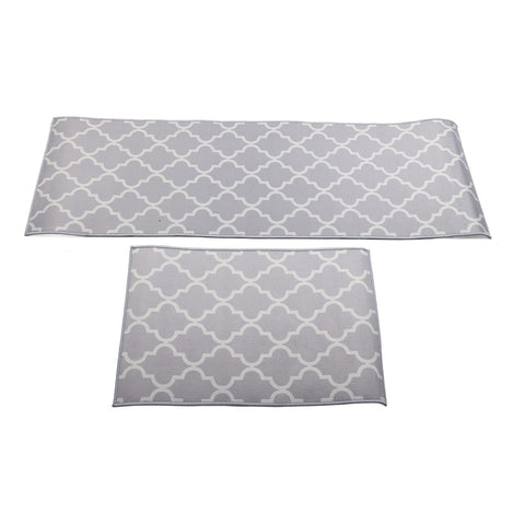 2Pcs Kitchen Mat Dustproof Floor Mat Rug Home Decoration For Office Hotel NEW