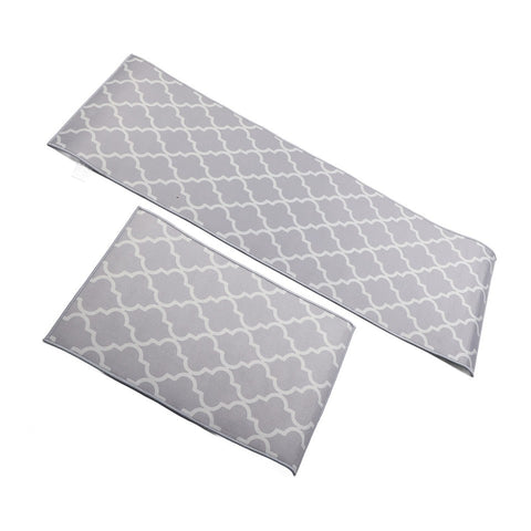 2Pcs Kitchen Mat Dustproof Floor Mat Rug Home Decoration For Office Hotel NEW