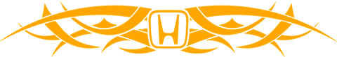 Tribal Honda Logo design Vinyl Decal Sticker 43 different colors available
