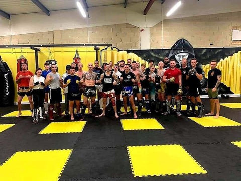 40mm Martial Arts Jigsaw Mats 1m2 Yellow/Black Karate TKD Judo BJJ Muay Thai