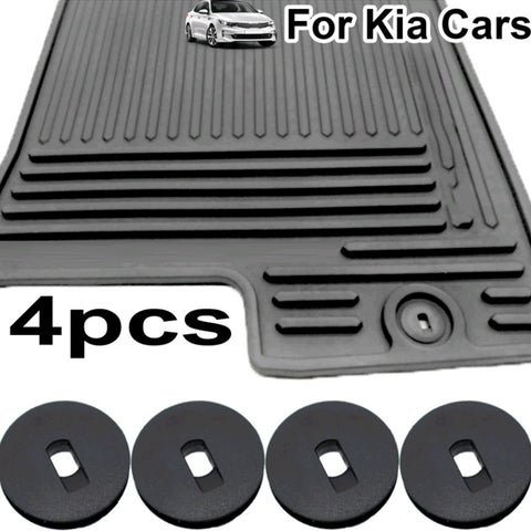 4pcs For Kia Car Floor Mat Clips Carpet Fixing Clamps Retainer Fastener Holder
