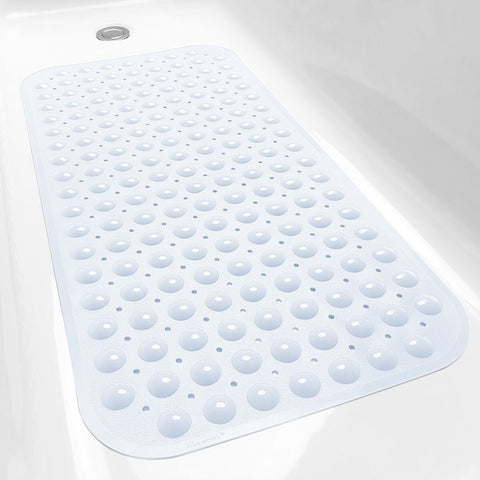 Anti-Mold Rubber Bath Mat Non Slip Bathtub Strong Suction Extra Large Shower Mat
