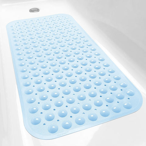 Anti-Mold Rubber Bath Mat Non Slip Bathtub Strong Suction Extra Large Shower Mat