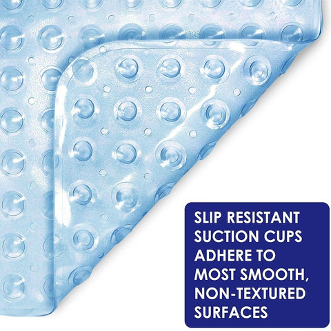 Anti-Mold Rubber Bath Mat Non Slip Bathtub Strong Suction Extra Large Shower Mat