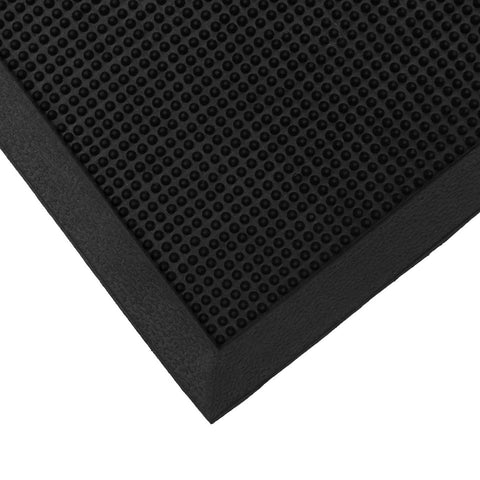 Orion Scraper Black Rubber Pin Mat Outdoor Entrance Foyer Doormat, 60x80cm