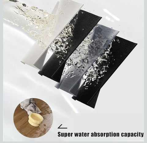 Pet Feeding Mat Absorbent Dog Mat for Food and Water Bowl No Stains Quick Dry