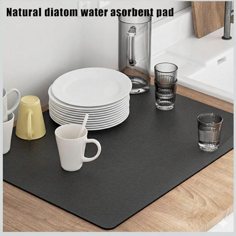 Pet Feeding Mat Absorbent Dog Mat for Food and Water Bowl No Stains Quick Dry