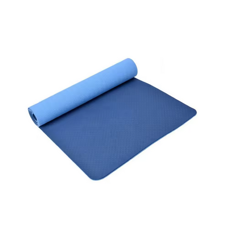 Yoga Mat for Pilates Gym Exercise 10mm Thick Carry Strap Large Comfortable NBR