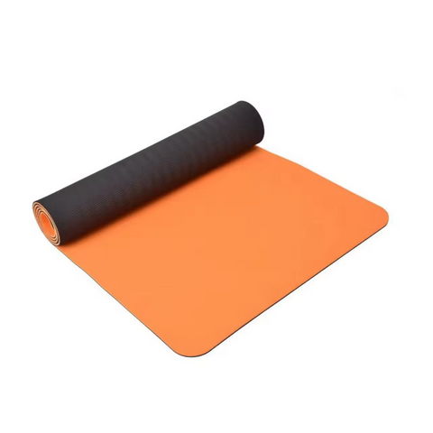 Yoga Mat for Pilates Gym Exercise 10mm Thick Carry Strap Large Comfortable NBR