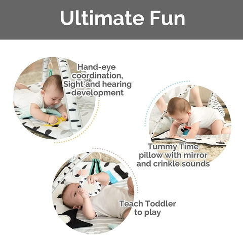 Large Baby Play Gym Playmat for Multi Sensory Sight Touch & Hearing 2205