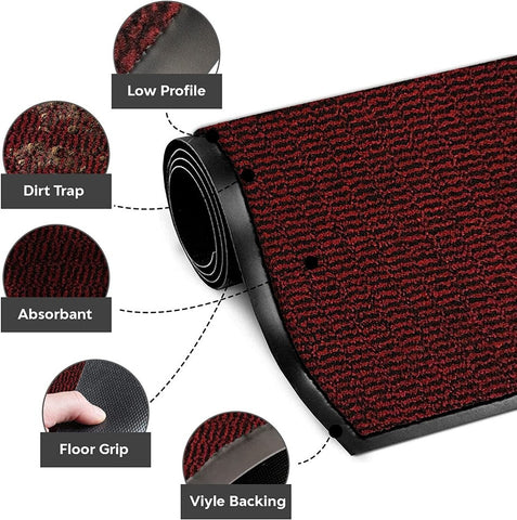 Premium Door Mat Heavy Duty Floor Mats Barrier Mats Anti-Slip Runners Rugs UK