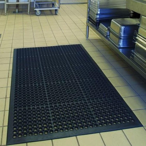 Anti-fatigue Rubber Floor Mats for Kitchen Bar Indoor Commercial Heavy Duty FL
