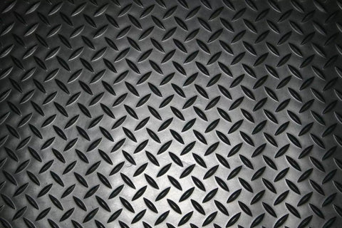 Rubber Flooring Heavy Duty Diamond Matting Non-Slip Industrial Work 1.3m Wide