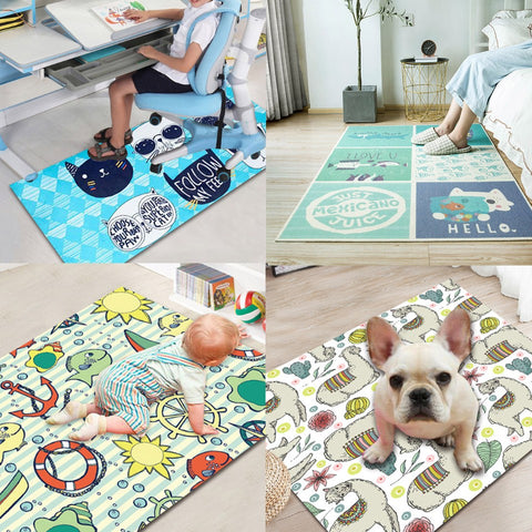 Rustic Barn Wood Door Room Floor Decor Mat Yoga Soft Carpet Kids Play Area Rugs
