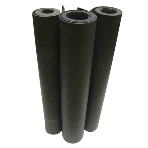 Smooth Rubber Roll Flooring Matting - 5mm Thick - 1.5m Wide - Up To 15M Length