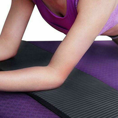 YOGA MAT 15MM THICK GYM EXERCISE FITNESS PILATES WORKOUT MAT NON-SLIP 60x185CM