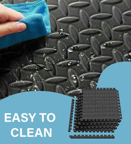 Thick Heavy Duty Gym Flooring Interlocking Floor Mat EVA Soft Foam Yoga Mat 60cm