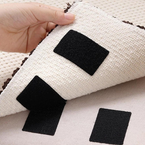 Thin and Flat Rug Grippers 10 x Non Slip Carpet AntiSlip Pad Sticker Tape