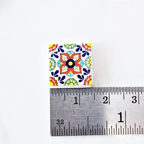 Dollhouse Flooring Handmade Miniature Ceramic Tiles Kitchen Decor