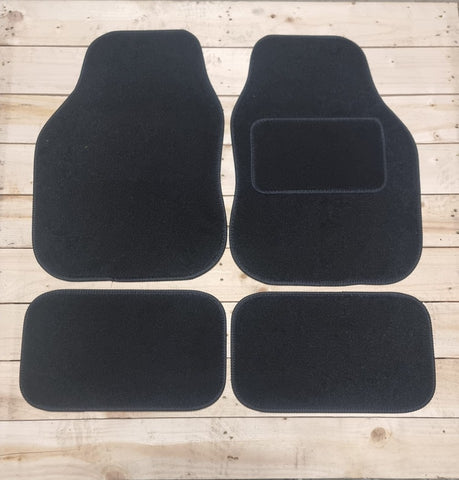 Universal Car Van Floor Mats 4PC Set Non Slip Carpet Black,Red,Blue,Pink,Purple