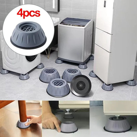 4x Wahing Machine Anti Vibration Feet Pads Rubber Mat Slipstop Silent