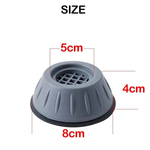 4x Wahing Machine Anti Vibration Feet Pads Rubber Mat Slipstop Silent