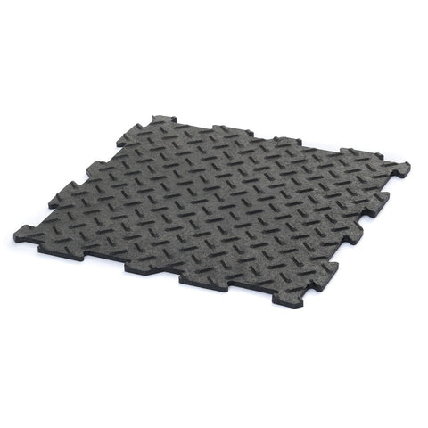 10 x Alpha Tile Workshop Van Garage Shed Utility - Recycled Rubber - 30 x 30cm