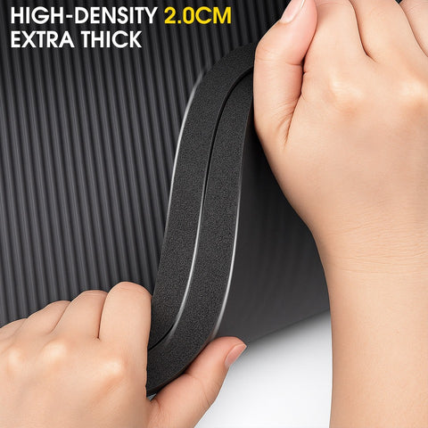 Yoga Mat 20MM Extra Thick Fitness Foam Pilates Mats Non Slip Exercise Home Gym