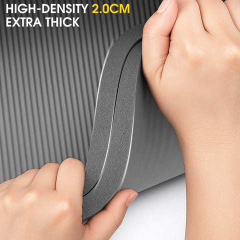 Yoga Mat 20MM Extra Thick Fitness Foam Pilates Mats Non Slip Exercise Home Gym